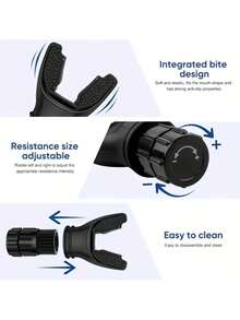 Portable Breathing Trainer,Inhale Respiratory Trainer,Compact Lung Exercise Device,Strength & Respiratory Fitness Equipment,Lung Capacity & Endurance Training Device,With Silicone Mouthpiece & Progressive Resistance System,Improved Sleep Quality,Lung Capacity,For Gym, Cycling, Running, Yoga,Athletics, Swimming, Gymnastics, Martial Arts,Boxing,Football,Outdoor Activities,Ski,Basketball Accessories,Golf Accessories,Fake Braces - Multicolor - View 7