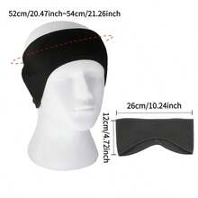 1pc Women's Winter Fleece Ear Warmer Headband, Made Of Polyester, Warm And Windproof, Fashionable Sports Style, Suitable For Running, Cycling, Hiking - Multicolor - View 8