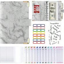 Organizador de Dinero, Carpeta A6 con 12 Sobres de Cierre, 12 Hojas de Presupuesto en Efectivo y 24 Pegatinas, Agenda de Ahorro, Planificador de Presupuesto, Sobres de Efectivo para Ahorrar (Gris) - gris - Ver 1