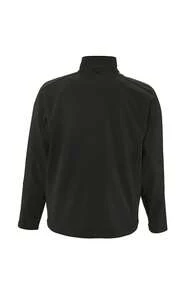 THEGEWA Men's 340gsm Softshell Thermal Jacket With Fleece Lining, Functional Design And Full Zip, 11 Colors Available, Perfect For Outdoor Use And Customization - Available S To 3XL - MARNAULA - Black - View 10