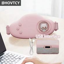 Waist Massager, 1800mah Heating Belt, Intelligent Temperature Control, Led Screen Display, USB Charging Design, A Heartwarming Gift For Ladies - Pink - View 9