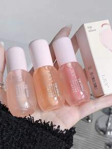 Moisturizing Lip Oil, Gloss Transparent Lipstick, Moisturizing Shiny Lip Care, Transparent Lip Makeup, Non Greasy Formula Lip Care - Multicolor - View 13