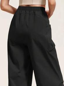 Pantaloni cargo da donna impermeabili per escursioni all'aperto - Pantaloni softshell a gamba dritta con vestibilità morbida, pantaloni antivento e ombrello per trekking, campeggio, jogging e uso casual