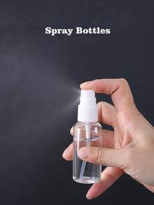 Spray Bottle, Custom Spray Bottles, Small Spray Bottle-Customizable Text, Disinfection, Travel, Portable, Separate Bottle, Facial Makeup, Water Replenishing,Mist Spray Bottle, Portable Transparent Pet Mist Spray Bottles, Empty Perfume/Toner/ Sprayers For Travel, Hotel, Refilling Cosmetic Samples - Multicolor - View 9
