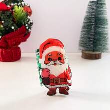 1pc Christmas Snowman & Shark Cartoon Hair Clip, Versatile Gingerbread Man Design, Casual Party, Cute Retro Elegant Style, Suitable For Ponytail, Autumn/Winter, Great Gift For , Christmas, New Year Fall Hair Accessories Elegant Claw Clips Winter Hair Claws Fashion Hair Clutch - Multicolor - View 11