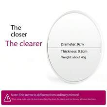 Miroir de maquillage LED avec capacité de batterie de 300 mAh, 3 couleurs d'éclairage, luminosité réglable, contrôle tactile, haute définition intelligent, rotatif, support portable, miroir compact pliable, miroir de maquillage LED portable rechargeable. Convient pour le dortoir, le bureau, la chambre et plus encore. Design à la mode avec plateau de rangement. Cadeau idéal pour Noël ou la Saint-Valentin pour les femmes. - Multicolore - Voir 12