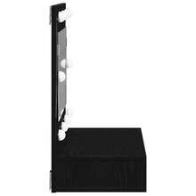 vidaXL Spiegelschrank Schwarze Eiche 90 X 31,5 X 62 Cm Holzwerkstoff - nero - Visualizzare 6
