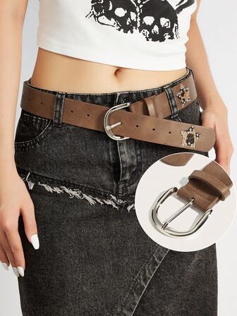 1pc Western Belt, Suitable For Dresses