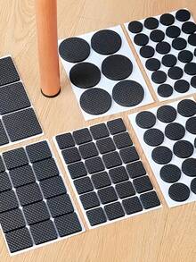 Heavy Duty Self-Adhesive Furniture Floor Protector Pads - Scratch & Slip Resistant, Cuttable Floor & Appliance Protection Pads - Easy To Install & Remove, Suitable For Hardwood Floors, Wear-Resistant Floor Pads - Multicolor - View 2
