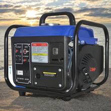 Generador de energía de gas de 1000 W, pequeño generador portátil para uso en el hogar al aire libre equipo de energía para acampar ultraligero ligero - Azul - Ver 2