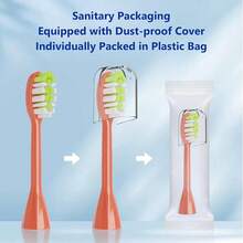 Compatible  One Series Sonicare Electric Toothbrush Replacement Brush Heads, 10 Pack (Miami Coral, Medium){Inchcolor_nameinch:InchMiamiCoralinch,Inchsize_nameinch:Inch1Count(Packof10)Inch} - 邁阿密珊瑚 - 查看 3