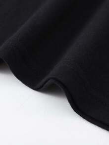 Men'S Funny "I'm My Dog'S  Human" T-Shirt - Heavyweight 180gsm Crew Neck Dog Lover Tee With Paw Print & Shiba Inu Design - Black Shirt With White Lettering - Machine Washable Casual Apparel For Dog Owners, Perfect Gift For Pet Paren - Black - View 4