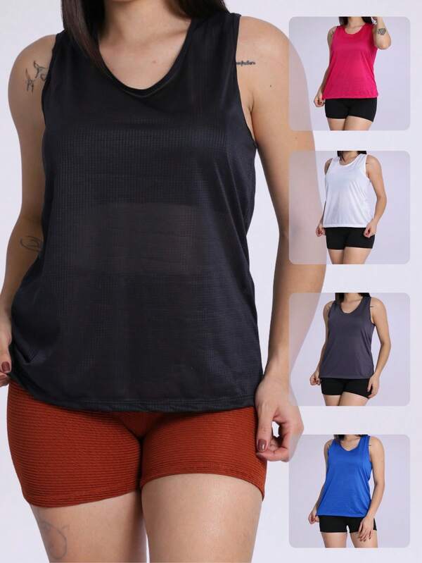 Regata Dry Fit Roupa Feminina Academia Fitness Esportiva Treino Corrida