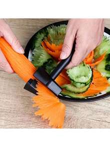 Vegetable And Fruit Slicer - Multifunctional Kitchen Tool For Easily Cutting, Chopping And Slicing, Carrot Curler, Cucumber Spiralizer, Orange Peeler Perfect For Creative Meal Prep, Kitchen Tools | Durable Kitchen Gadgets
