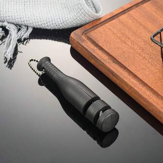 1PC Knife Sharpener, Pocket Knife Sharpener, For Multi-Purpose Outdoor Sharpening, For Kitchen And Outdoor Camping, Easy To Carry, Kitchen Supplies