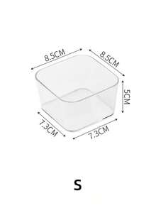 透明抽屉收纳盒，高品质亚克力化妆品和珠宝收纳盒，优雅的办公用品和文具收纳方案，非常适合整理家居用品和工艺品，高端女士节日和冬季促销礼品，现代实用的家居和办公设计，提升每个角落的优雅和整洁度。 - 無色 - 查看 15