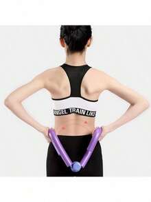 Leg Kegel Exercise Equipment, Fleece- Covered Pelvic Floor Trainer For Home Use - 紫色 - 查看 7