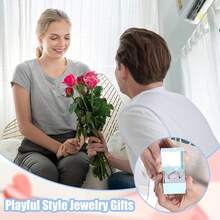 24 Pcs Gift Box Set,Assorted Color Jewelry Boxes,Small Hard Gift Box For Ring Earring,Jewelry Gift Boxes With Ribbon Bowknot,Cardboard Ring Boxes For Birthdays Anniverss Weddings,6 Colors{Inchcolorinch:InchPink, Yellow, Red, Blue, Dark Blue, Light Greeninch} - Pink, Yellow, Red, Blue, Dark Blue, Light Green - View 5