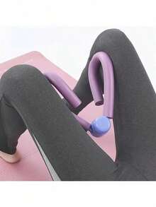 Leg Kegel Exercise Equipment, Fleece- Covered Pelvic Floor Trainer For Home Use - 紫色 - 查看 4