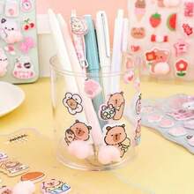1pc 3D Animal Sticker, Cute Style, Cartoon Stress Relief Decorative Sticker, Made Of Sponge And PVC Material, 4 Styles Available, Suitable For Sticker Books, Laptops, Refrigerators, Etc. - Multicolor - View 4