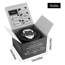 Bálsamo para Barba MOPOYAT - ¡Realza el encanto de tu barba! Nutre y fortalece tu barba - Limpieza profunda - Bálsamo para Barba - Sin alcohol (1/2/3 piezas) - Negro - Ver 5
