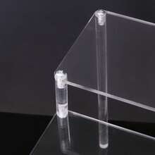 1件 50x8cm (19.69x3.15in) 透明壓克力多層展示架，多層展示架，適用於小型公仔、珠寶、化妝品、聖誕商店展示櫃、居家裝飾收納架、零售貨架 - 彩色 - 查看 5