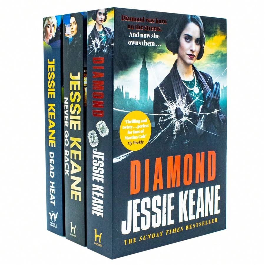 Jessie Keane 3 Books Collection Set(Never Go Back, Dead Heat And Diamond) - Sets - View 1