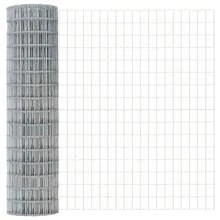 vidaXL Recinzione con pali in acciaio argento 1,2 x 10 m - Argento - Visualizzare 8