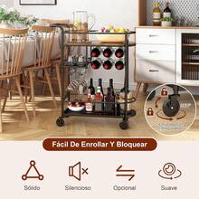 Bar & Serving Carts - 工程木材 - 查看 8