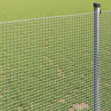 vidaXL Geschweißter Drahtzaun Silber 0,6 X 50 M Stahl - Silver - View 4