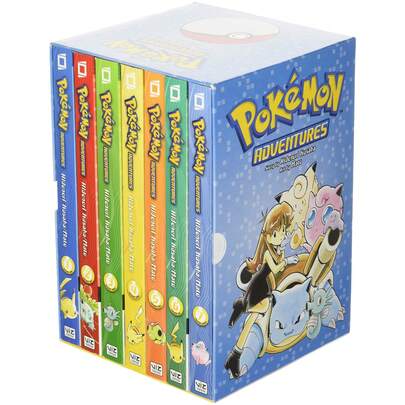 Pokemon Adventures Red & Blue Box Set: Set Includes Vol. 1-7 (Pokemon Manga Box Sets)
