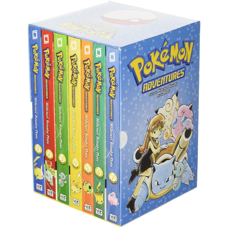 Pokemon Adventures Red & Blue Box Set: Set Includes Vol. 1-7 (Pokemon Manga Box Sets) - Sets - View 1
