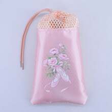 1Pc Portable Mesh Dance Bag Breathable Shoes Storage Pouch Girls Ballet Organizer Bags Shoe Pouches Bag Drawstring Dance Shoes Pouch