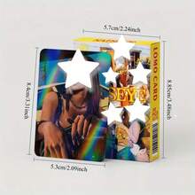 30pcs KATSEYE "BEAUTIFUL CHAOS" LOMO Cards + 32pcs Mini Stickers, Celebrity Merchandise Album Self-Printed Small Cards, LOMO Cards Decorative Gift, Suitable For Fans As Decorations And Collectibles