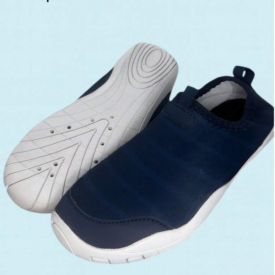 Zapatos de agua unisex para niños para deportes acuáticos de secado rápido, calcetines acuáticos para natación, playa, piscina, surf, para niños zapato para agua - Azul Marino - Ver 1