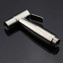 Wall Bracket Hose Set-304 Stainless Steel Toilet Washer Spray Gun Faucet Pressurized Flushing Nozzle Hose Shower Seat Angle Valve - As Pic - View 7