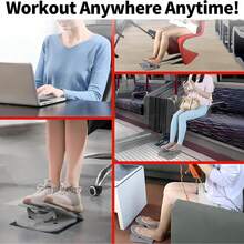 1pc Foot Stepper Exercise Machine, Stepper Trainer For Fitness Stovepipe, Folding Pedal Cross Trainer For Seniors, Portable Leg Pedal Machine, Under Desk Foot Pedal Exerciser, Mini Multifunctional Foldable Fitness Equipment, Household Stairs Mute Treadmill, For Leg Muscles Relieves Varicose Veins Physical Therapy, For Office Home Gym Pilates Yoga - Multicolor - View 7