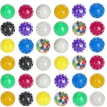 2/10/20/30/78个装减压球、指尖玩具、挤压球、小型感官球、手指挤压球、成人减压玩具、课堂奖励、派对礼品、生日礼物、礼品袋填充物，多种款式和颜色可选 - 水珠 - 查看 9