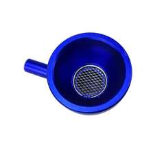 1个铝合金水烟碗头，水烟配件圆形金属水烟碗，玻璃水烟过滤头，吸烟配件