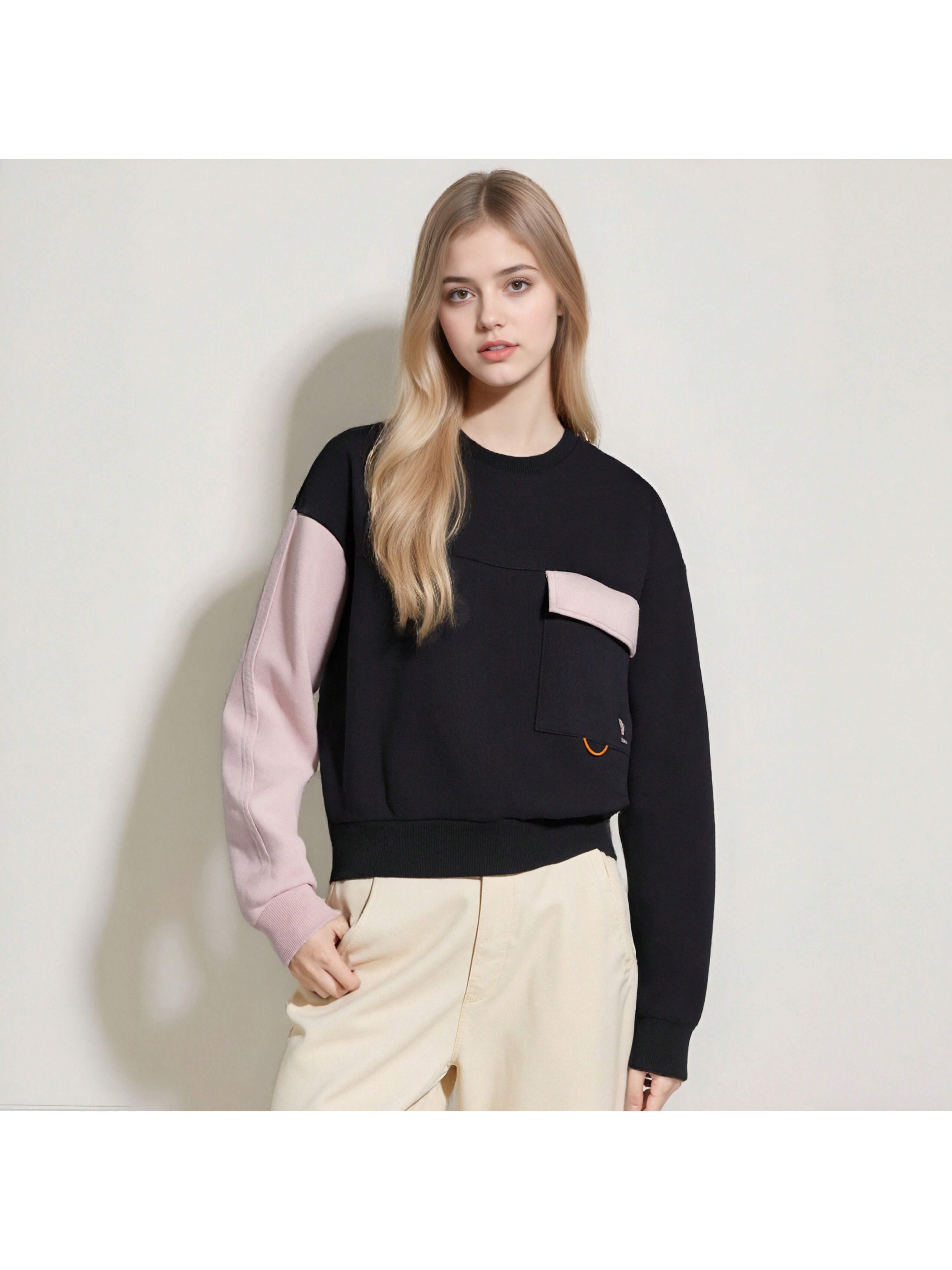 Adidas سويت شيرت نسائي من أديداس للخريف والشتاء، ف...