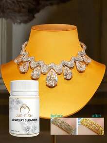 Schmuckreinigungslösung, Metallschmuckreinigungsflüssigkeit, Diamanthalsketten-Rostentferner, Silberputzreiniger - Reinigung, Aufhellung, Politur und Rostschutz. Hauptzutaten: Eine Mischung aus Tensiden, Schleifmitteln, Lösungsmitteln, Poliermitteln und Korrosionsinhibitoren, die verschiedene Metalloberflächen effektiv reinigt, poliert und schützt. - Verschiedenfarbig - Übersicht 3