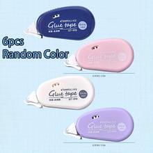 1pc/4pcs/6pcs 236.22inch*236.22inchm Double Sided Adhesive Dots Glue Tape DIY Scrapbooking Collage Photo Album School Stationery Supplies Roller Tape