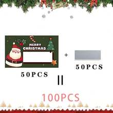 Cartoon Christmas Reward Scratch Card, DIY Scratch Off Game Cards And Stickers Motivational Scratch Off Tickets, For Groups Activity Xmas Party Supplies - Multicolor - View 8