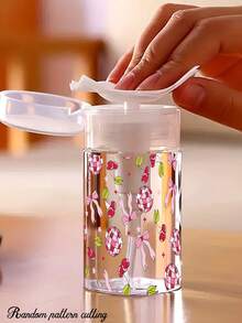 Botella de bomba transparente con tema de cereza, botella de bomba con lazo de discoteca de cereza, botella desmaquillante, 120ml/200ml/150ml/200ml/300ml - Envase cosmético de plástico sin fragancia y de tamaño de viaje, adecuado para desmaquillante, esmalte de uñas y productos para el cuidado de la piel. Perfecto para mamás, papás, novias, viajes familiares, vacaciones, regalos del Día de San Valentín y regalos del Día de la Madre. - Multicolor - Ver 1