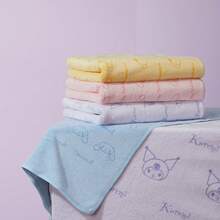 Miniso Sanrio Characters Microfiber Towel High-Density Microfiber Material With Strong Water Absorption & Quick-Drying & IP Pattern Printing Suitable For Home Face Washing And Bathroom Wiping (1 PC)
