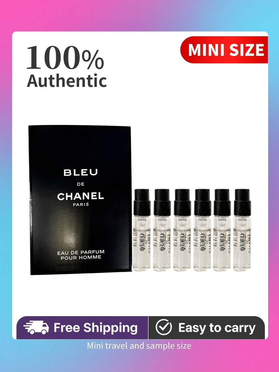 Bleu De Chanel Pour Homme Eau De Parfum Men's Travel Size Spray (1.5ML) 0.05 Fl.Oz Mini - Nước hoa - Xem 1