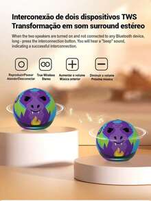 Alaxe5 Geração Alto Falante Original Envio Imediato - Multicolorido - Visão 7