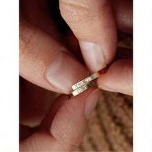 Trust God Christian Rings For Women Engraved Faith Jesus Rings Stainless Steel Adjustable Open Statement Ring Promise God Purity Ring Jewelry Gift - 預設 - 查看 2