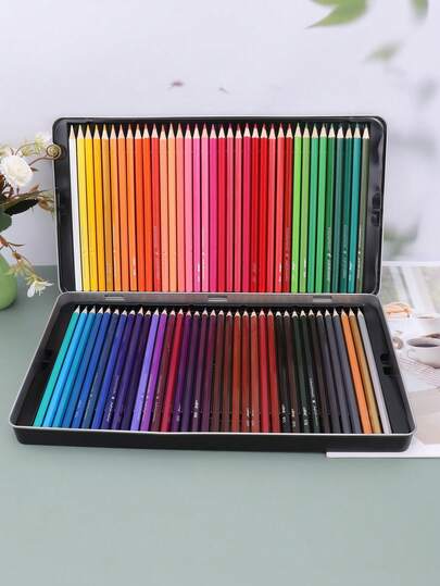 72 Colors/Box Exquisite Colored Pencil Set, Richly Colored Drawing Pencils, Suitable For Sketching And Art Class Drawing, Stylish Pencils, A Stationery Gift For Friends