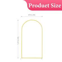 6FT, 6.6FT, 7.2FT Metal Arch Backdrop Stand, Decorative Balloon Arch Stand, Easy Assembly Gold Wedding Arch, Stable Backdrop Arch Stand For Wedding Ceremony, Birthday Party Does Not Include Balloons - Vàng - Xem 13
